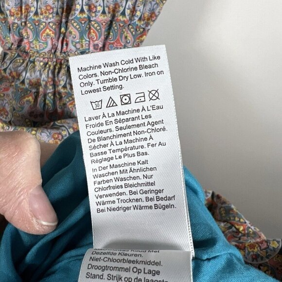 J. Crew Side Cutout Organic Cotton Dress in Liberty Giorgia Duke‎ Fabric Size 6 - Picture 12 of 16